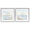 Stupell Industries Beautiful Beach Inspirations 2pc Framed Print Under Glass Set, design by Natalie Carpentieri